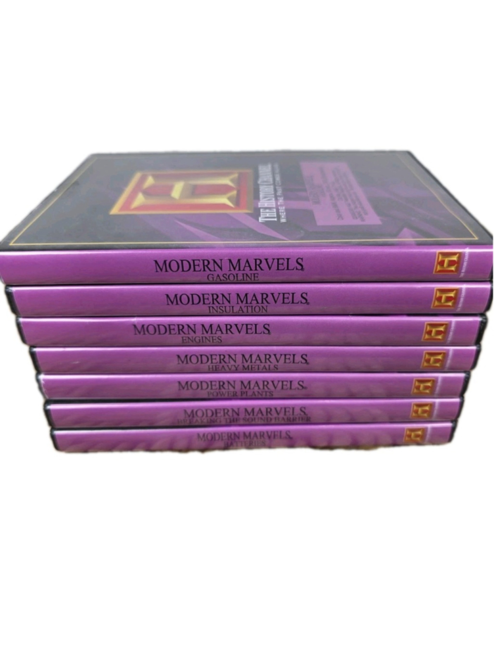 Modern Marvels DVD Lot 7 History Channel Engines Gasoline Batteries A&E OOP
